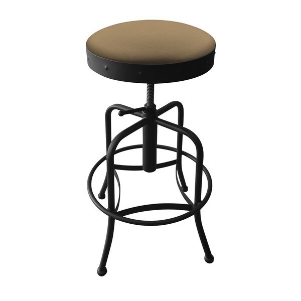 Adjustable Stool, Black Wrinkle, Canter Sand Seat